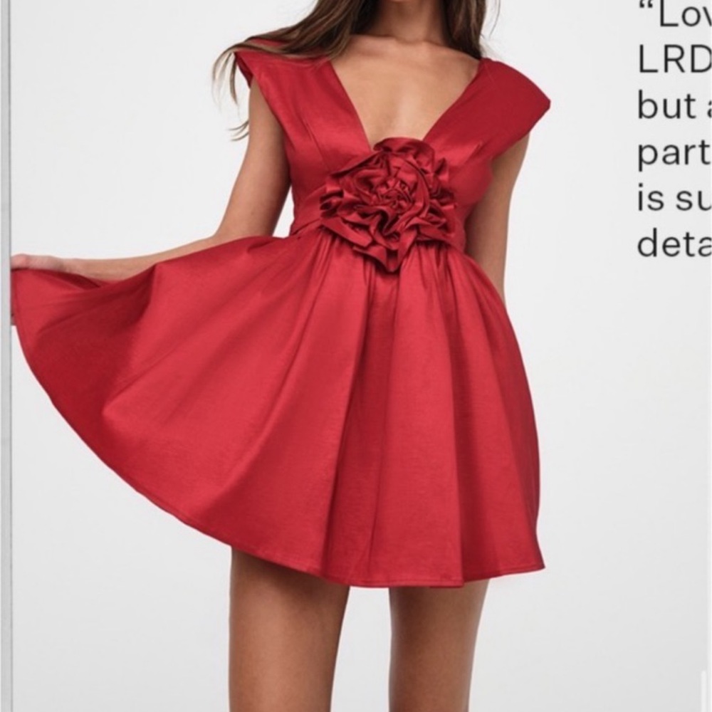 For Love And Lemons Red Mini Dress - Picture 2 of 2